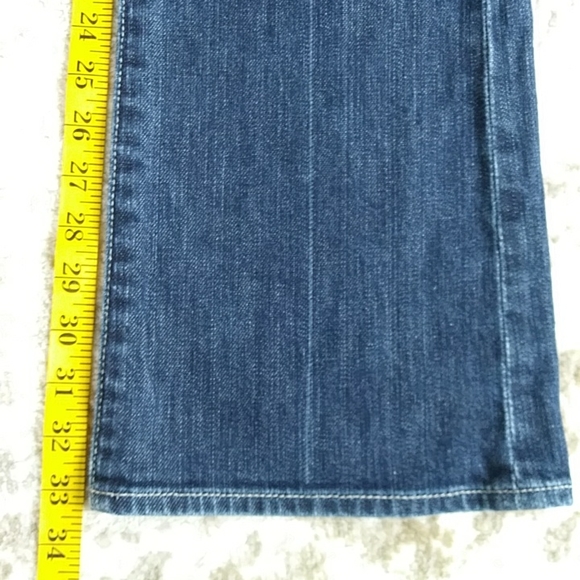 7FAM Bootcut Y2K Jeans 7 For All Mankind Jeans Size 29 Blue - Picture 15 of 16